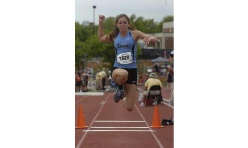 Conner Schultz of Riverside Class 3A Triple Jump State Champ