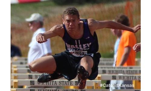 Elijah Smith of Valley Heights Class 1A Triple Jump & 110m Hurdles State Champ
