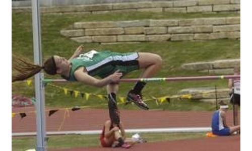 Heather Polson of JCN Class 2A High Jump State Champ