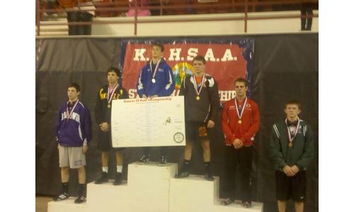 Holton Wildcat, Hunter Price Class 4A 120lbs State Champion
