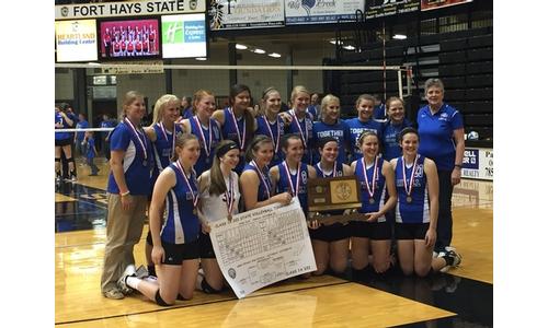 2016 Axtell Eagle Volleyball 1A-DII State Champs