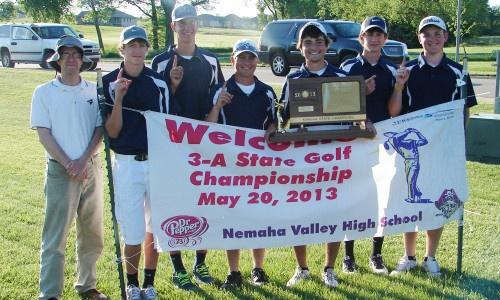 2013 Sabetha Boys Golf Class 3A State Champs (Photo courtesy of Sabetha Herald)