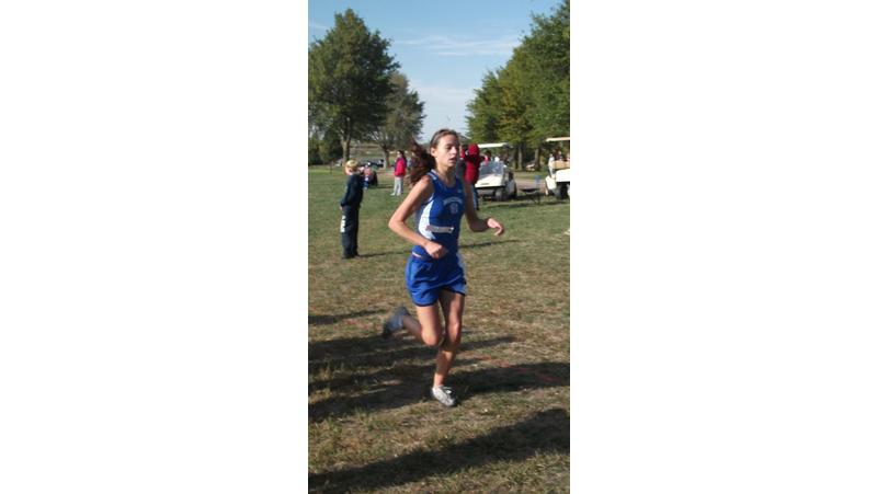 Connor Strader of Holton Class 4A 800m Run State Champ